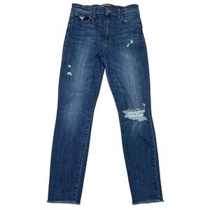 Dark Blue Distressed Women’s Jeans